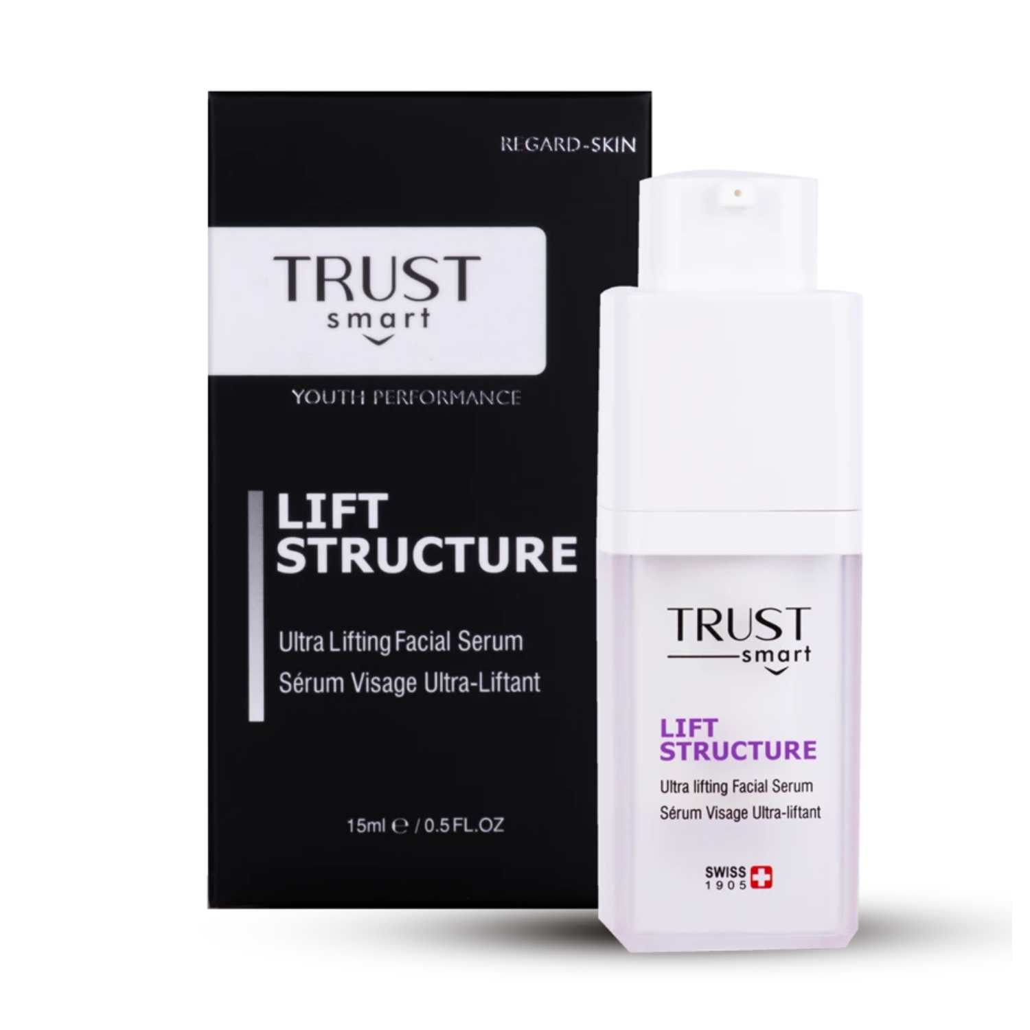 skin lift serum سرم جوانساز، لیفت و ضدچروک تراست اسمارت