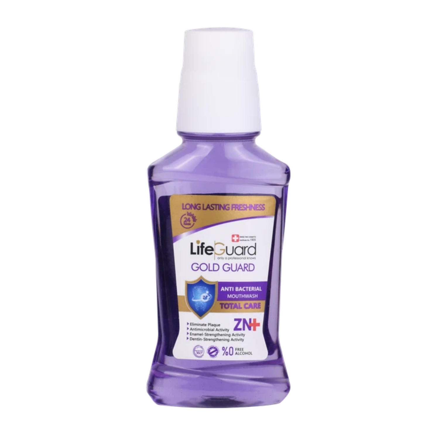 lifeguard total care mouth wash دهانشویه بزرگسال توتال (Gold Guard) برند لایف گارد با حجم 270 میلی لیتر