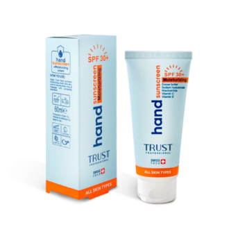 کرم تخصصی دست ضدآفتاب و آبرسان +SPF30 بی‌رنگ تراست
