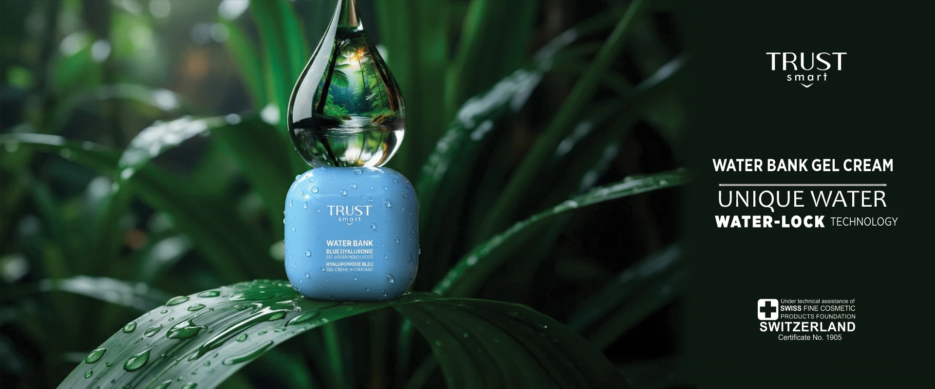 water bank gel cream banner