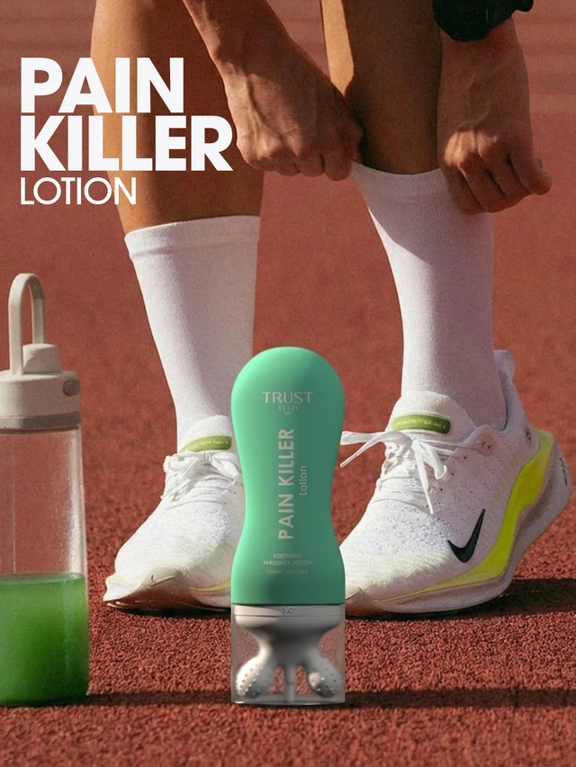 pain killer lotion banner mobile