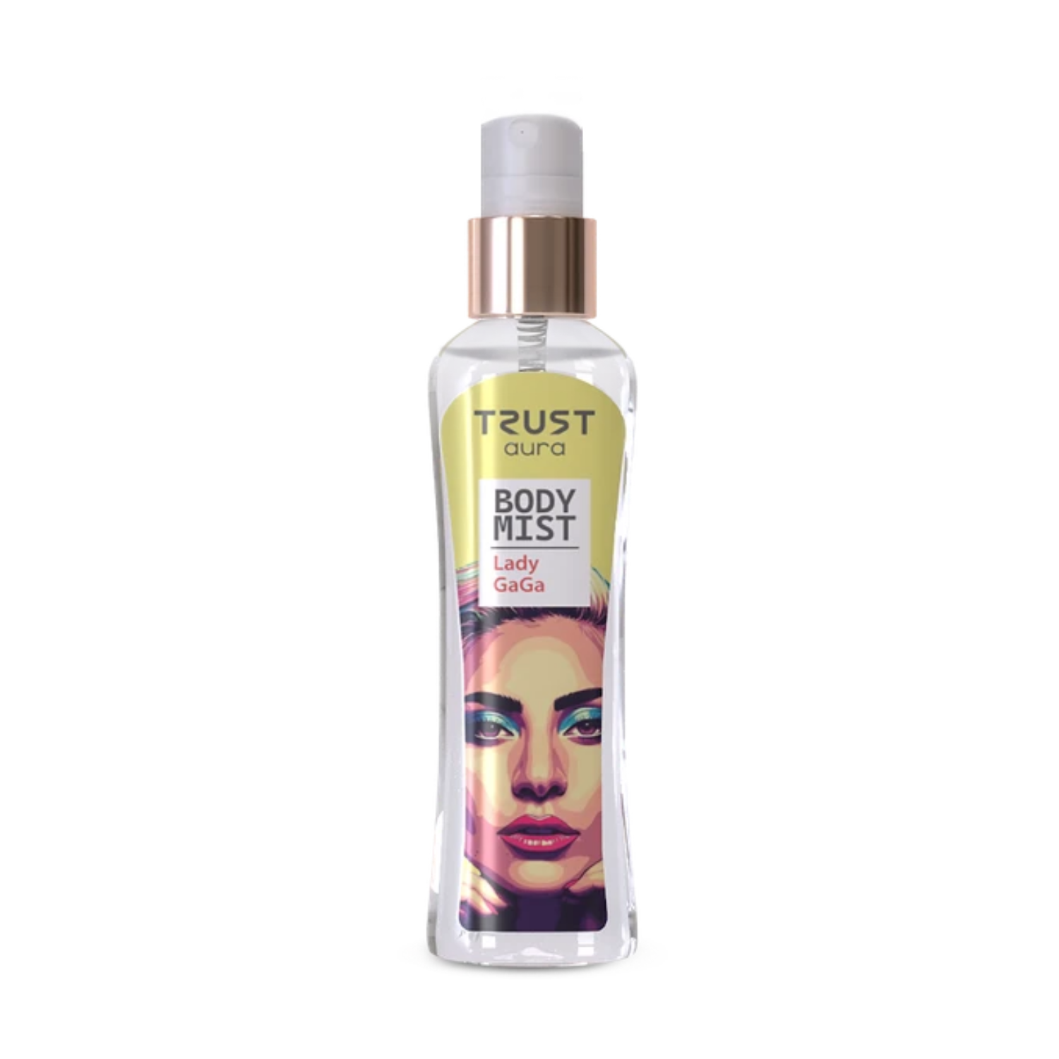 lady gaga bodymist بادی میست زنانه TRUST aura مدل Lady GaGa